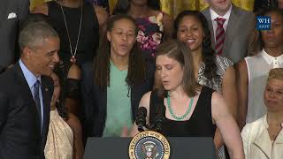 2015 WNBA Champion Minnesota Lynx @ The White House