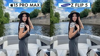 iPhone 15 Pro Max vs Samsung Galaxy Z Flip 5 Camera Test