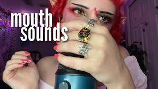 ASMR intense mouth sounds, cupping the mic