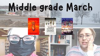 Middle Grade March | Reading Vlog [CC]