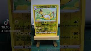 3d Ampharos Pokemon Card #zombiegrimm #pokemontcg #pokemonviral #cardpokemon #pokemontiktok