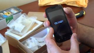 Распаковка телефона из Китая Cubot  GT95