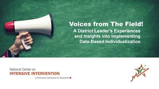 Voices from the Field: A district leader's experiences and insights into implementing DBI