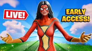 🔴 LIVE - *NEW* SPIDER-WOMAN SKIN! - Fortnite Zero Build