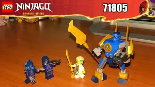 Обзор LEGO Ninjago Dragons Rising 71805 Боевой набор робота Джея