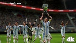 Argentina copa America win#efootball #pesmobile #efootball2023 #efootball2024