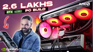 *ULTIMATE* Rs 2.6 Lakh RTX 4080 Gaming PC Build | Ryzen 7 7700X & Asus TUF Gaming RTX 4080 [Hindi]