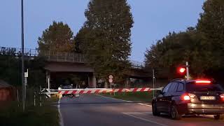 Level crossing #27 - Piove di Sacco - Via Provinciale (con treno fantasma) #railroadcrossing