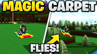 *NEW*  MAGIC FLYING CARPET!! | Build a boat for Treasure