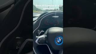 Bmw i8 Roadster 0-100 speed test