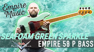 MORE SPARKLE FINISHES PLEASE! // Empire 58 P Bass Seafoam Green Sparkle