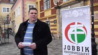 Rába Kálmán - jobbik sajtótájékozató kőszegen -