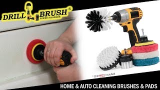 Scrub & Buff ANYTHING Around the House! | W-S-42O P4-WRB | Drillbrush