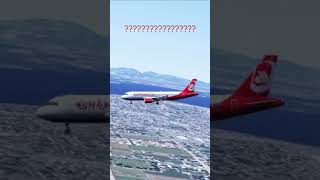 When you’re gaining altitude but your nose is pointed straight down… #swiss001landing