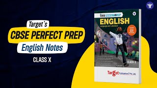 CBSE Perfect Prep Class 10 English Language and Literature Notes | Target Publications