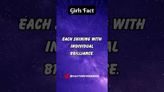 Brilliant Constellations: Girls Shining with Individuality 🌌🌟 | Girls Fact #Shorts #GirlsFact