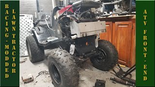 Murray in a Hurry - Custom Racing Lawn Mower Build - Custom Fab ATV Front End