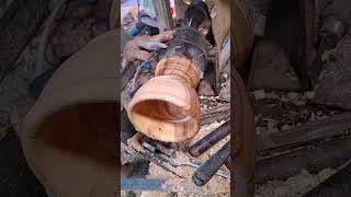 My Woodturning Activities Short CLip. #wood #woodturner #woodturnerlathe