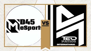 TEONATICS VS D45 M-ESPORT | WILCON INTER-BRANCH