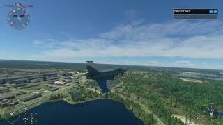 MSFS flying over chernobyl & pripyat