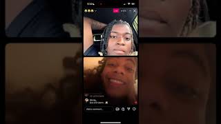 Nay Benz on Live with Jaydot Geek while he going at it with Rubi G on Ig Live #trending #viral