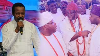 WATCH WHAT KING SUNNY ADE DID TO OONI OF IFE OBA ADEYEYE ENITAN OGUNWUSI ON HIS 50TH BIRTHDAY