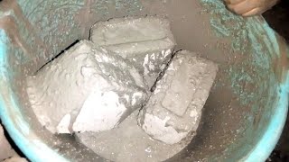 best ever video dry crumbling paste pouring super grrity texture ASMR satisfying#purecement