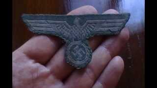 WW2 German Army Nazi breast badge combat eagle Uniform Third Reich Heer Normandy