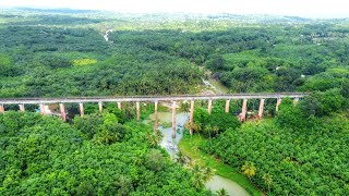 Drone view of Mathur AQUEDUCT📍 kanyakumari