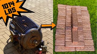 #shorts   -   462 KG Motor MeltDown - ASMR Metal Melting - BigStackD Bulk Copper Casting