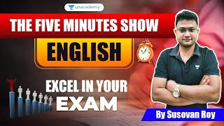 The Five Minute Show | English | Prepostions in seconds | Grammar | Day 1 | Susovan Roy