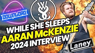 While She Sleeps' Aaran McKenzie Interview At Download 2024! - Laney Bass Gear & What's Next For WSS