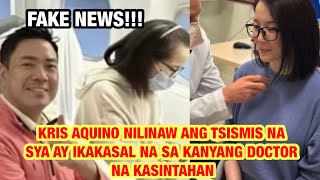 KRIS AQUINO NAGSALITA NA SA TSISMIS TUNGKOL SA BOYFRIEND NYANG DOCTOR. #trending