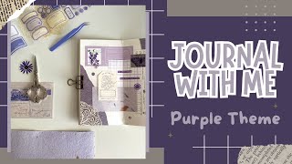 Journal With Paperwrld | Purple Theme 💜✨