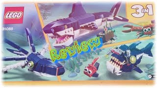 Lego Creator 3 in 1 Hai Octopus Doktorfisch 31088 Review