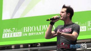 Bryan Fenkart sings "The Music of My Soul" from Memphis at Broadway in Bryant Park