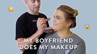 BOYFRIEND DOES MY MAKEUP | TAAYBLUE