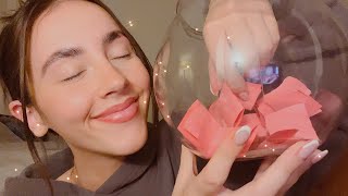 ASMR- Trigger lucky dip part 2🩷 (Including spit painting, mic scratching, interviewing you & more!)