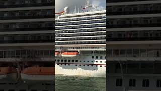 Carnival Breeze Cruising Port Canaveral #cruiseship #portcanaveral #cruiseshipcrew #short