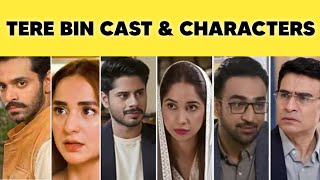 Tere Bin Cast & Characters - Wahaj Ali - Yumna Zaddi #terebincast  #terebin