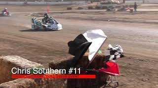 Dirt Kart Racing-So Cal Oval Karters-Open Class Main Event 4-18-21