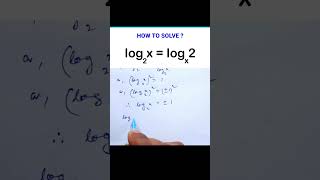 A Nice Logarithm Problem #Shorts #successmeter