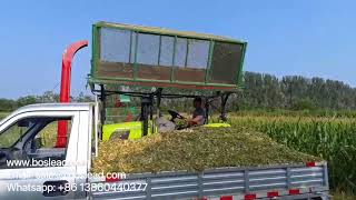 Boslead silage harvester for Small tractor HP  #farming #silage #farmequipment