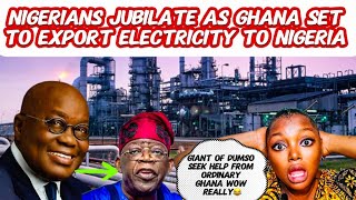 BREAKING NEWS:NIGERIANs JUBILATE AS GHANA 🇬🇭SET TO EXPORT ELECTRICITY TO NIGERIA 🇳🇬