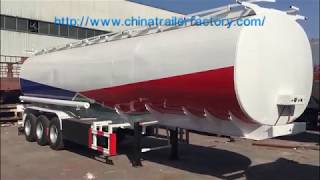 45000liters Fuel tanker trailer aluminum fuel tanker truck trailer with cheap price