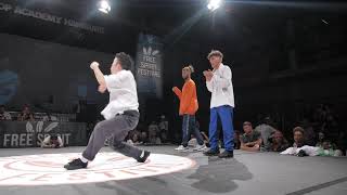 Free Spirit Festival 2019 Championship // Seiya & Karim vs B Smart & Sidney // Hip Hop - 1/4