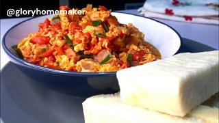 The Delicious Yam With Egg Sauce That You Will Like | Nigerian Food Recipes | Glory Homemaker