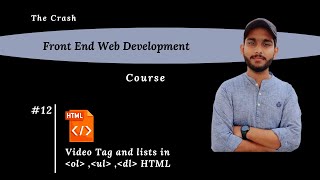 Video tag and Lists in HTML | frontend development course # 12 | ProgramWithKashif