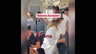 "Kulaklığın sesini kıs" diyen kadını tehdit etti: " Yeni çıktım, babama acımamışım, sana hiç acımam"