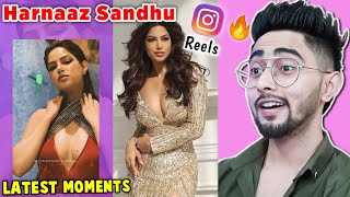 Miss Universe Harnaaz Sandhu Latest Moments and Insta Reels Reaction Video